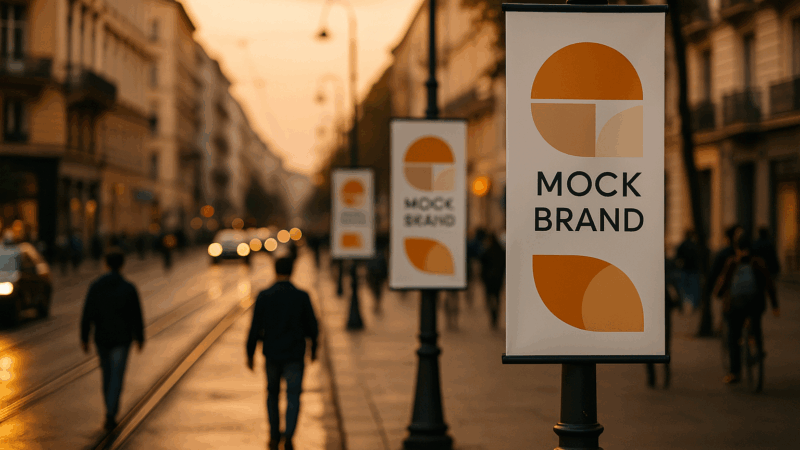 Ce înseamnă, de fapt, reclama pe stâlpi și de ce oferă vizibilitate constantă în oraș
