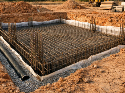 Cum se armează corect o fundație pe teren expansiv?