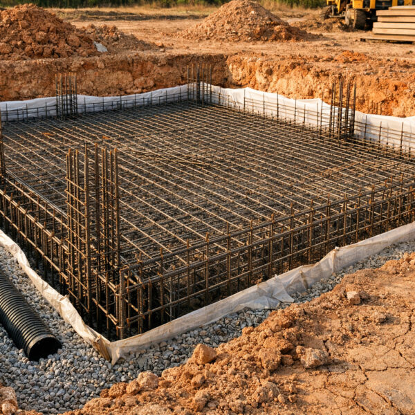 Cum se armează corect o fundație pe teren expansiv?