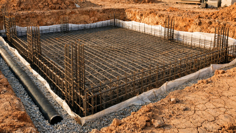 Cum se armează corect o fundație pe teren expansiv?