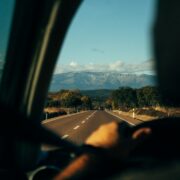 Photo long car journey