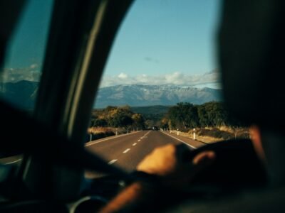 Photo long car journey