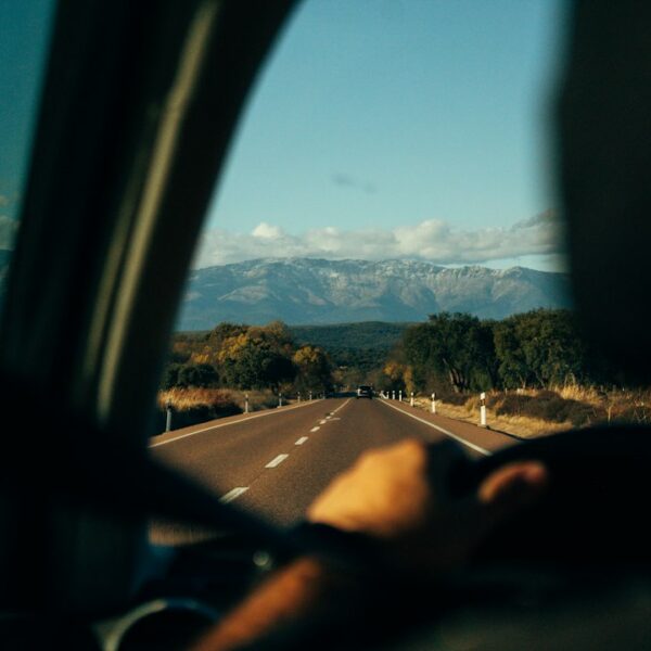Photo long car journey