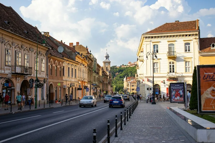 Photo Romania travel destinations map